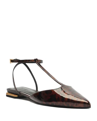 Schutz Women's Allure T Strap Flats