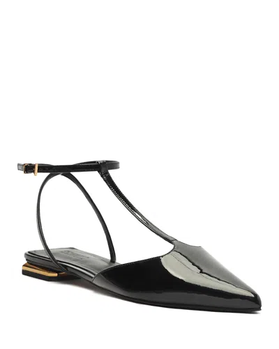 Schutz Women's Allure T Strap Flats