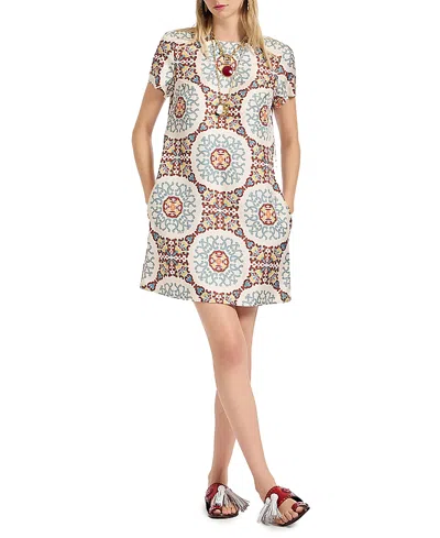 La Doublej Mini Swing Dress In Multi