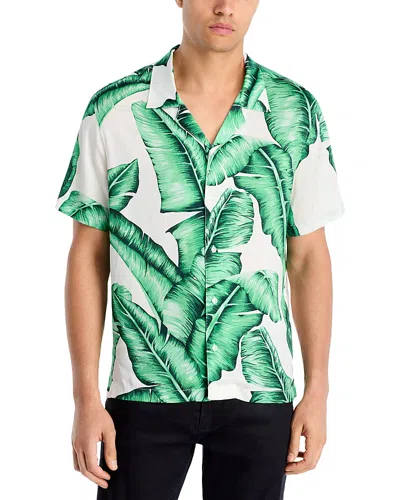 Monfrere Bond Button Down Shirt In Green