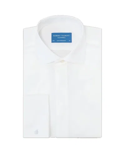 Robert Talbott Reynolds Hidden Placket Formal Contemporary Fit Shirt In White
