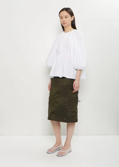 Cecilie Bahnsen Woman Top White Size 6 Recycled Polyester In White