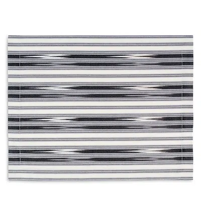 Kutnia Kutnu Traditional Ikat Placemat, Set Of 4 In Gray