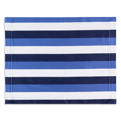 Kutnia Kutnu Awning Stripe Placemat, Set Of 4 In Blue