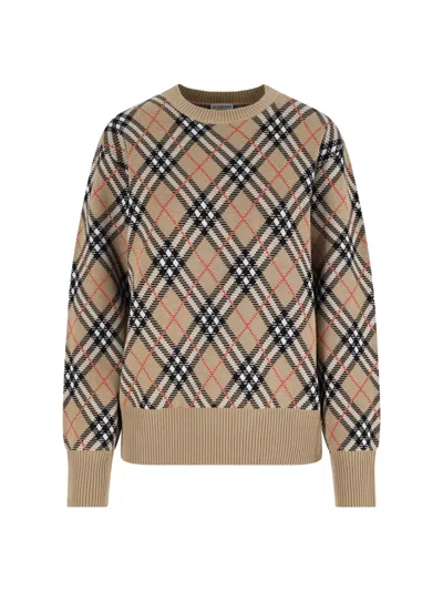 Burberry Archivio Check Sweater In Multi