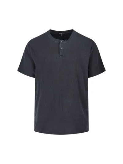 James Perse T-shirt Classica In Blue