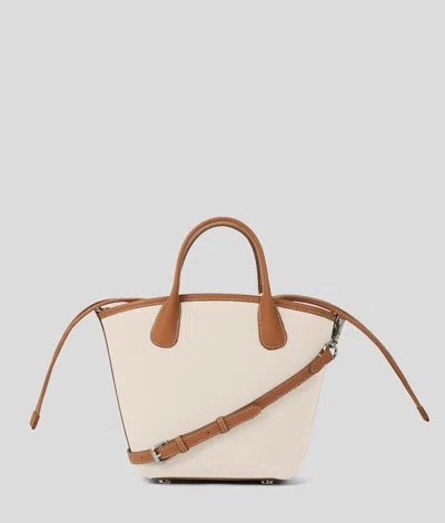 Karl Lagerfeld Hotel Karl Small Canvas Tote Bag