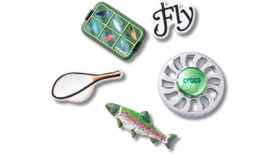 Jibbitz Fly Fishing 5 Pack