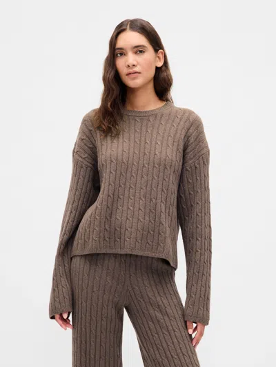 Gap Cashsoft Oversized Cable-knit Sweater