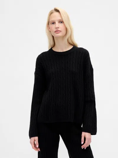 Gap Cashsoft Oversized Cable-knit Sweater