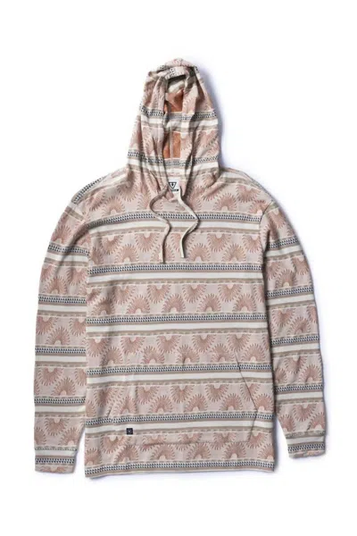 Vissla Men's Guadalupe Eco Pullover Hoodie In Natural In Brown
