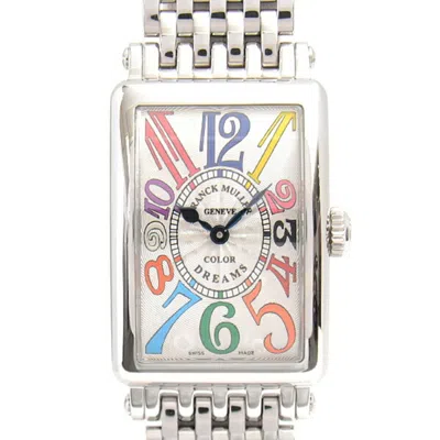 Pre-owned Franck Muller Long Island Stainless Steel Wristwatch () In Multi