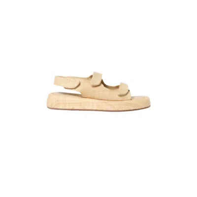 Loeffler Randall Women's Blaise Platform Sandal In Natural Raffia