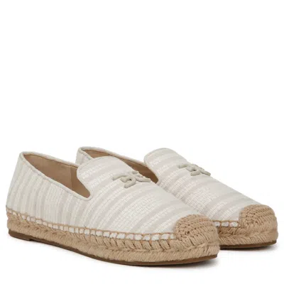 Sam Edelman Women's Kathleen Slip On Shoe In White Natural Canvas