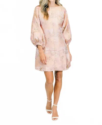 Solelia Wedgewood Dress In Peach Dust