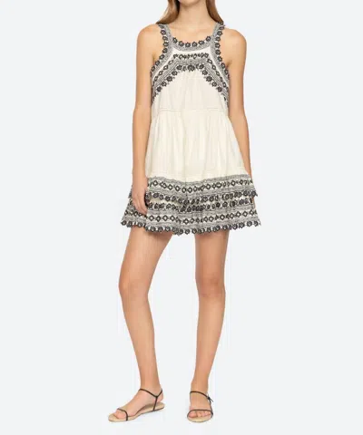 Sea Amina Mini Tank Dress In Cream In White