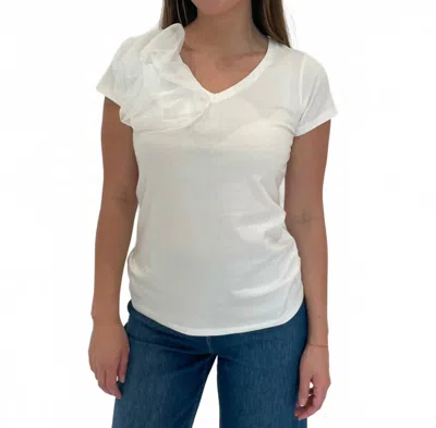 Bariloche Acapulco Ruffle Top In White In White