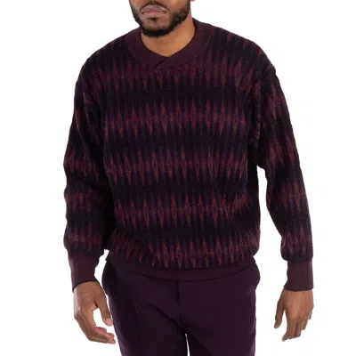 Emporio Armani Alpaca And Mohair Blend Jumper In Black
