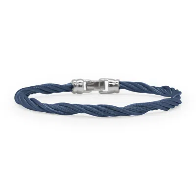 Alor Modern Twist Stackable Bracelet In Blueberry