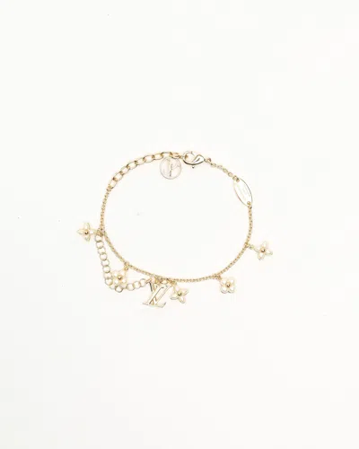 Pre-owned Louis Vuitton Icon Lv Floragram Bracelet