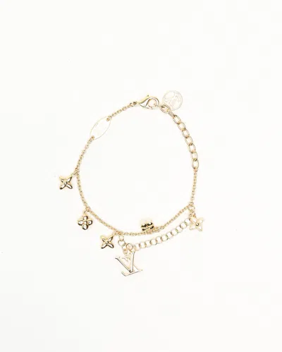 Pre-owned Louis Vuitton Icon Lv Floragram Bracelet