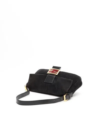 Fendi Suede Baguette Bag