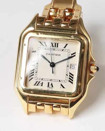 Cartier Panthère 27mm Ref 8839 18k Gold Watch In Gold