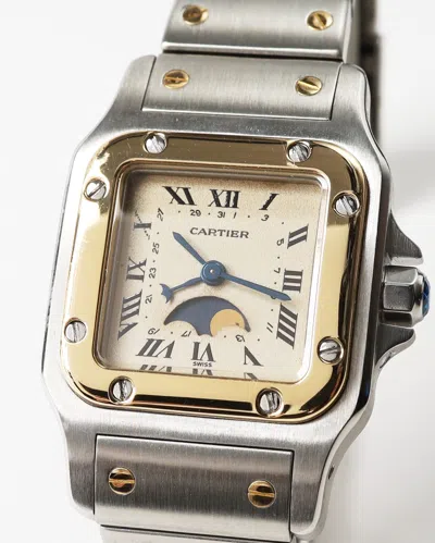 Cartier Santos Galbée Moon Phase 24mm Extremely Rare Watch