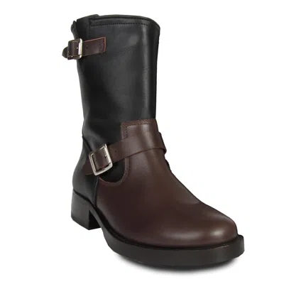 Urbnkicks Two-tone Biker Boots By