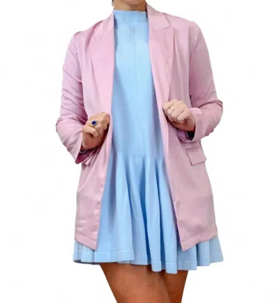 Glam Blazer Jacket In Pink In Pink