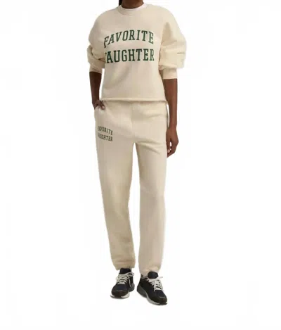 Favorite Daughter Cropped Collegiate Sweatshirt