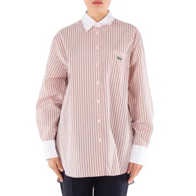Lacoste Strip Long Sleeves Shirt In Pattern