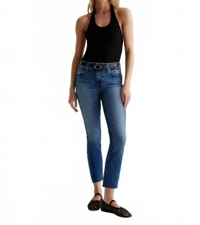 Ag Mari Crop Jeans In Blue In Blue