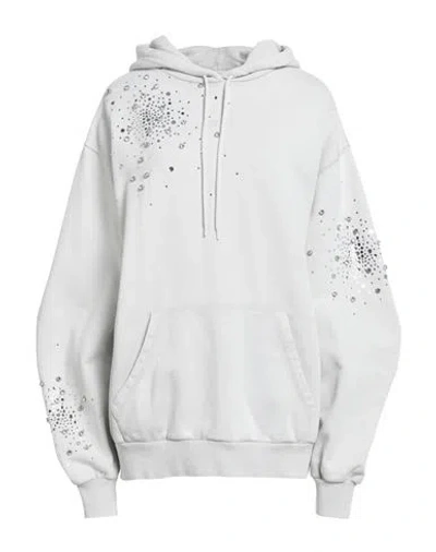 Des_phemmes Woman Sweatshirt Light Grey Size 4 Cotton