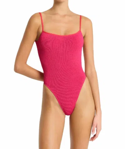 Bondeye Low Palace Onepiece Swimsuit In Raspberry