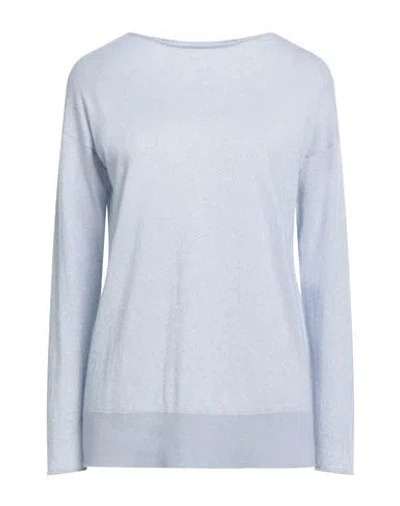 Massimo Alba Woman Sweater Light Blue Size M Cashmere, Silk