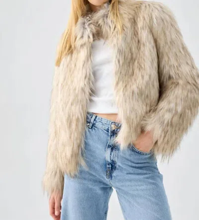 Unreal Fur Fur Delish Jacket In Natural In Neutral