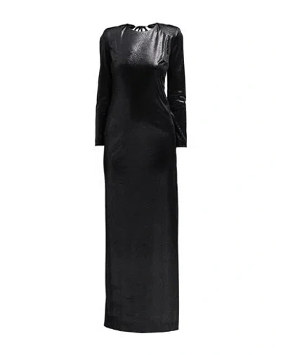 Jijil Woman Maxi Dress Black Size 6 Polyester, Elastane