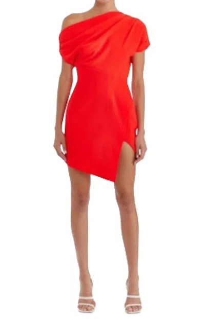 Amanda Uprichard Uma Dress In Crimson In Red