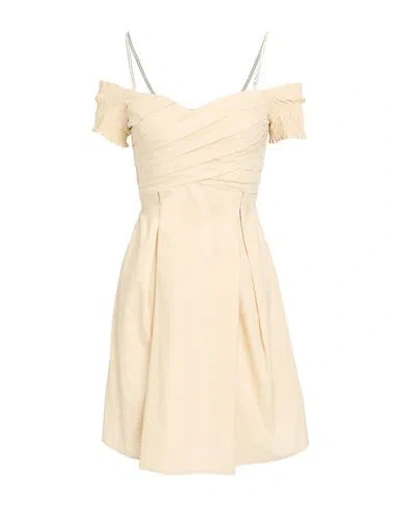 Liu •jo Woman Mini Dress Ivory Size 6 Cotton