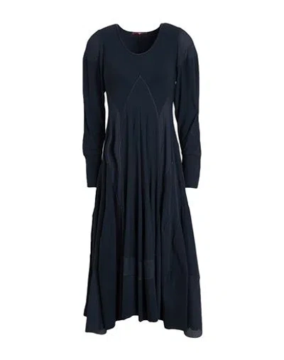 High Tech Woman Midi Dress Navy Size 10 Polyamide, Elastane