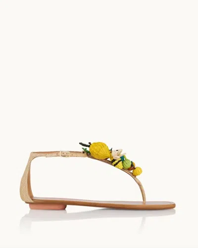 Aquazzura Women Citrus Punch Sandal In Natural
