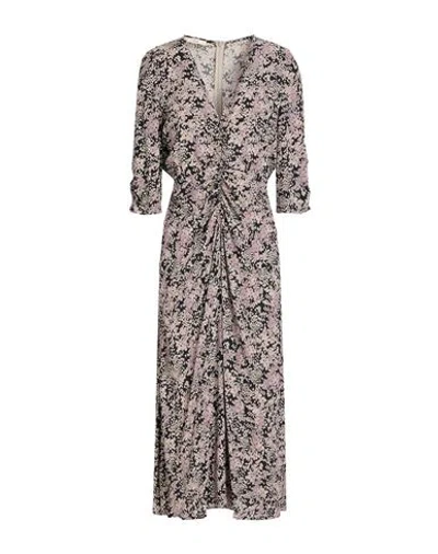 Sessun Woman Midi Dress Black Size S Viscose