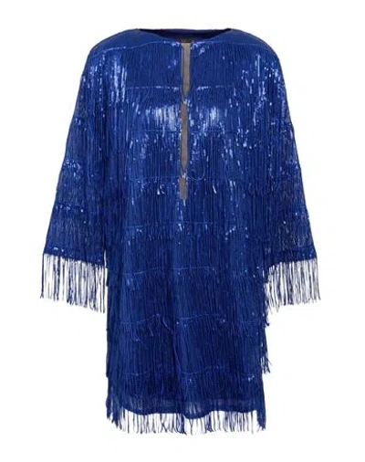 Feleppa Woman Mini Dress Blue Size 8 Polyester