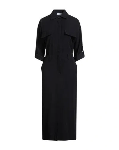 Soallure Woman Maxi Dress Black Size 4 Viscose, Polyester
