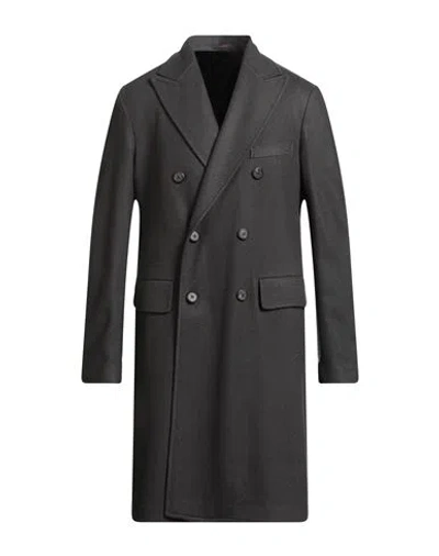 The Gigi Man Coat Charcoal Size 42 Cashmere In Gray