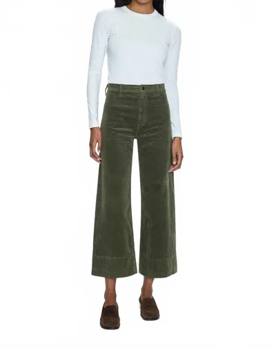 Pistola Penny High Rise Wide Leg Crop Jeans In Martini In Blue