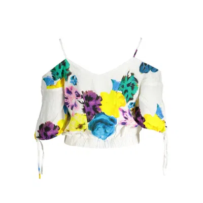 Desigual Pink Polyester Dress In Multi