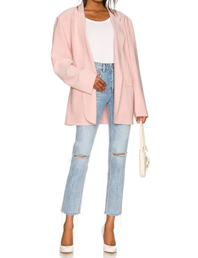 Grlfrnd Karolina High Rise Straight Crop Jeans In Point Loma In Blue