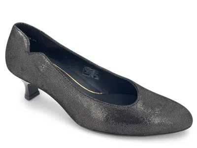 Ara Women's Kat Heels In Black Metallic Print